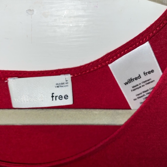 Aritzia Wilfred Free red tank - Picture 4 of 4